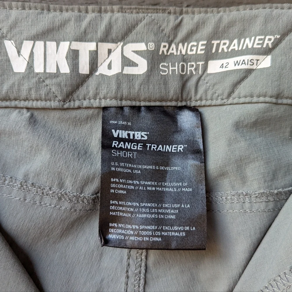 NWOT Viktos Range Trainer Short Grey Size 42
